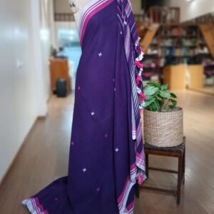 Bhujodi Saree handwoven in Kala Cotton – (BHUJ1013)