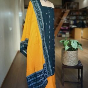 Cotton Salwar Set (3-piece) in Odisha Ikat - (IOCS1006)