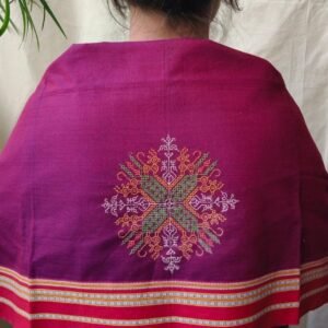 Kasuti Hand-Embroidery Blouse Piece – (KHBP0066)