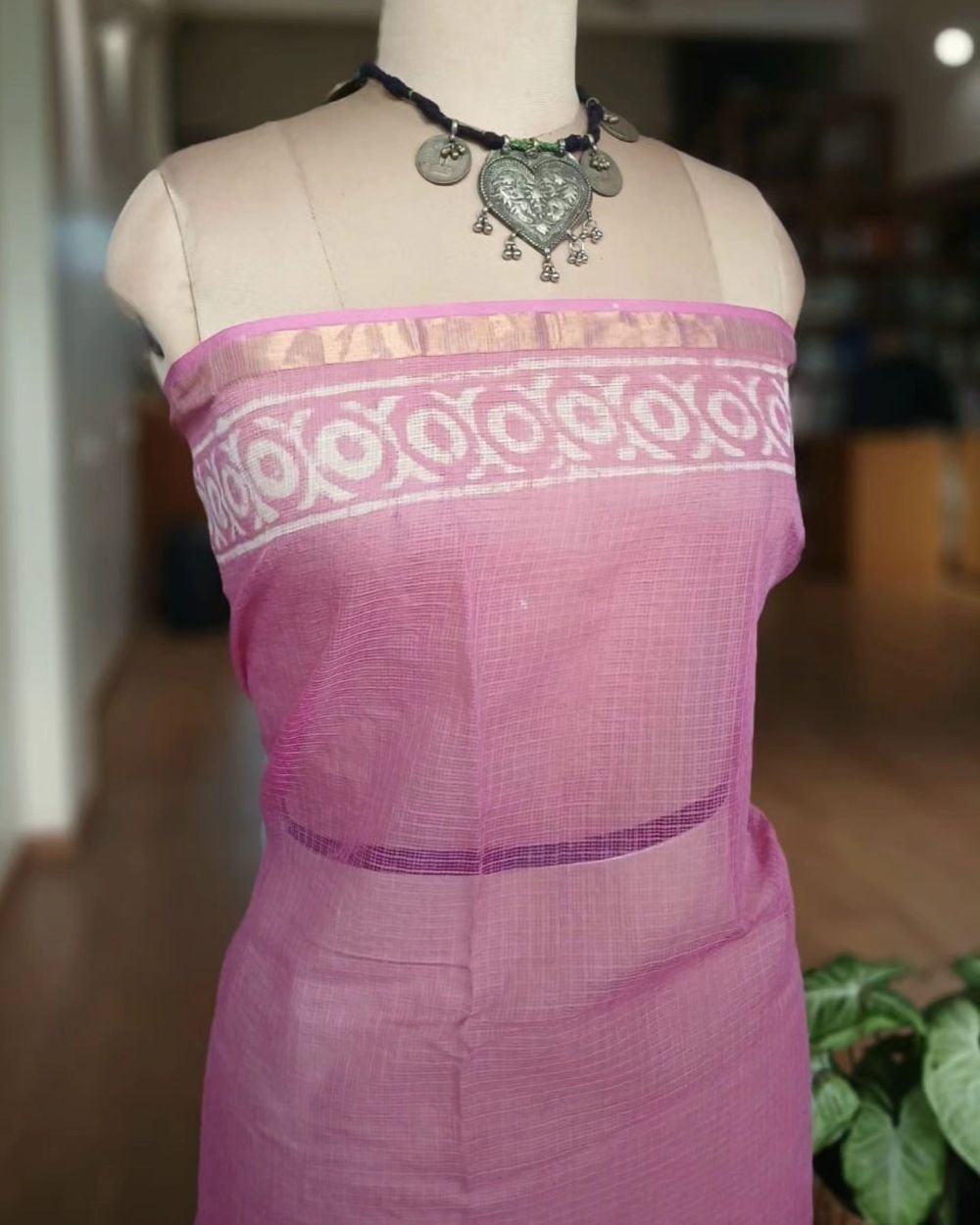 Kota Doria Cotton Saree – (KDCS1036) - Image 7