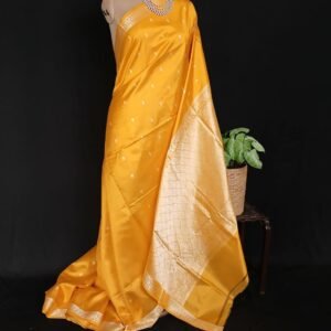 Banarasi No Zari Katan Silk Saree – (NZSS0012)
