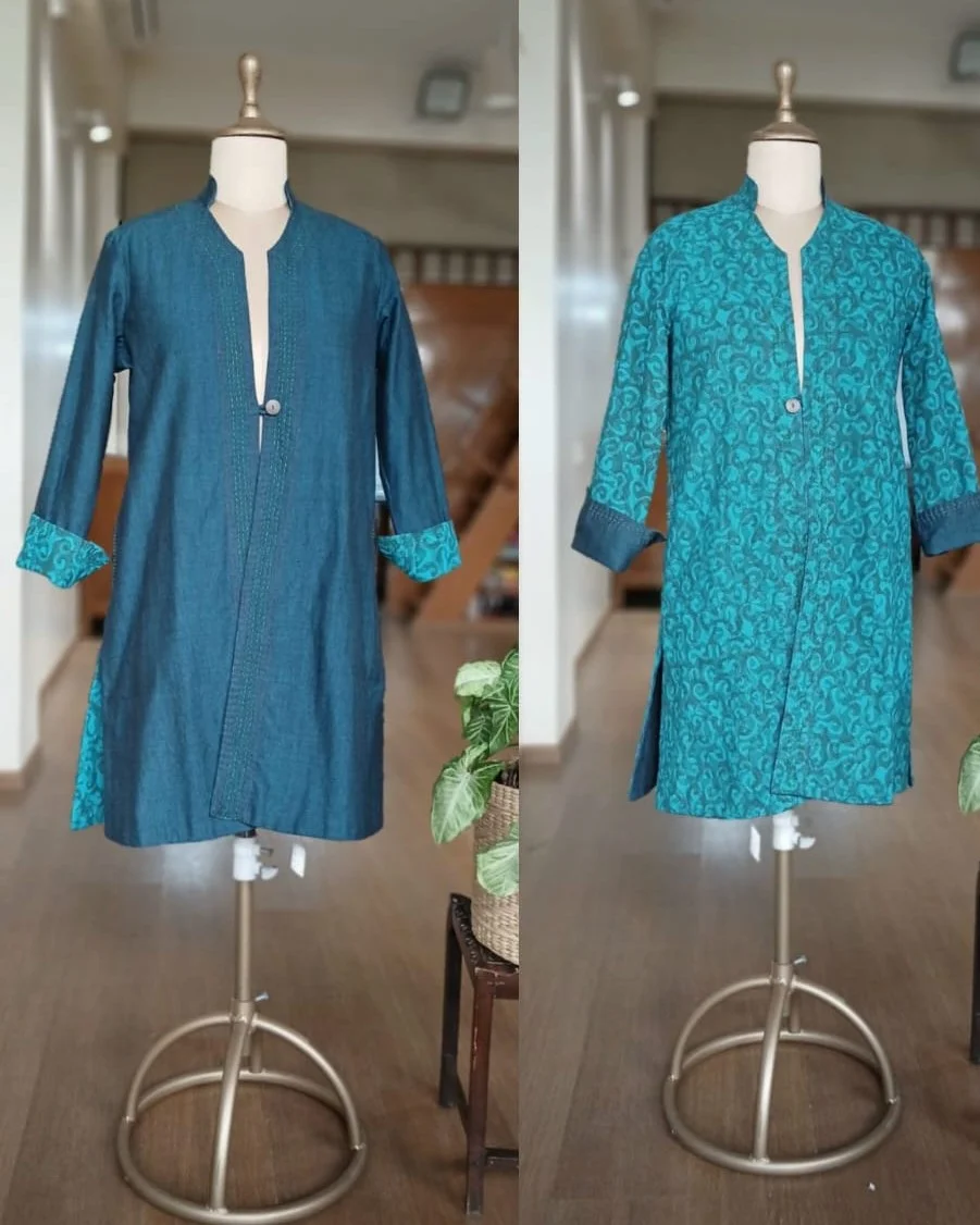 Reversible Two-in-One Long Jacket Size 2 – (RCDJ0015)