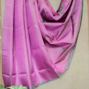 Pure Silk Handweave Plain Saree from Murshidabad – (PSMS0079)