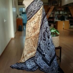 Batik Silk Saree from Murshidabad – (BSSM0041)