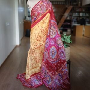 Batik Silk Saree from Murshidabad – (BSSM0042)
