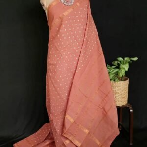 Hand-knotted Madurai Sungudi Cotton Saree- (HKSS0015)