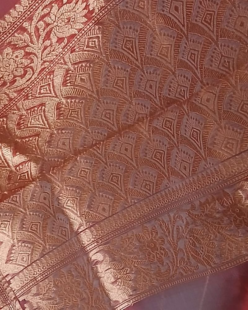 Sophisticated Tissue Zari Banarasi - (STZB0004) - Image 5