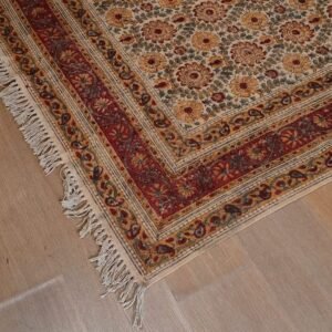 Kalamkari Dhurrie from Warangal (5 x 8 ft) – (NWKD1320)