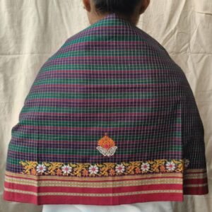 Kasuti Hand-Embroidery Blouse Piece – (KHBP0059)