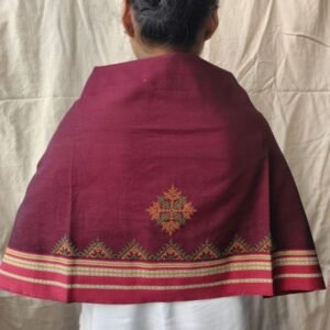 Kasuti Hand-Embroidery Blouse Piece – (KHBP0061)