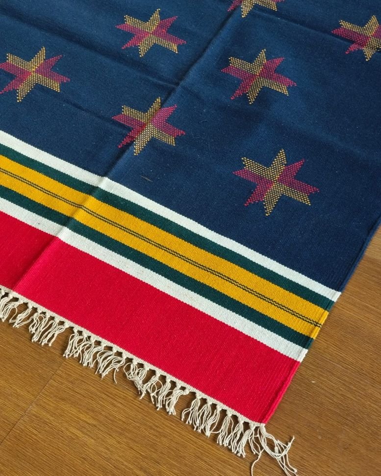 Handwoven Dhurrie from Warangal (5 x 3 ft) – (HDFW1004)