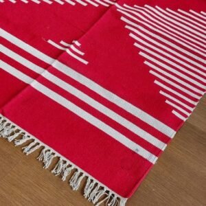 Handwoven Dhurrie from Warangal (5 x 3 ft) – (HDFW1005)