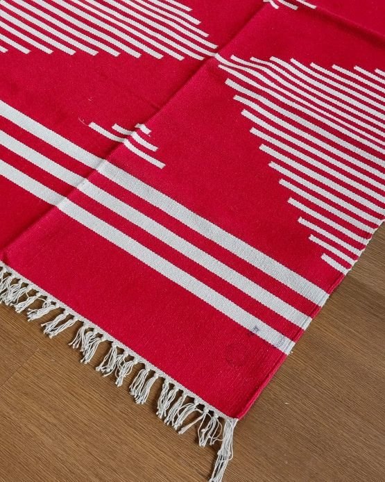 Handwoven Dhurrie from Warangal (5 x 3 ft) – (HDFW1005)
