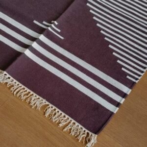 Handwoven Dhurrie from Warangal (5 x 3 ft) – (HDFW1007)