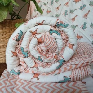 Baby Quilt Set ( Razai + Dohar) – (BABY0007)