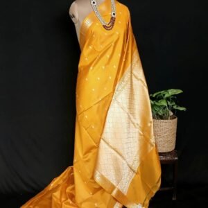 Banarasi No Zari Katan Silk Saree – (NZSS0016)