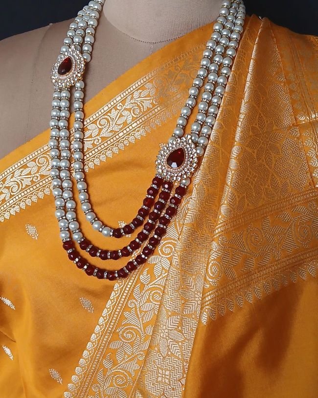 Banarasi No Zari Katan Silk Saree – (NZSS0016) - Image 6