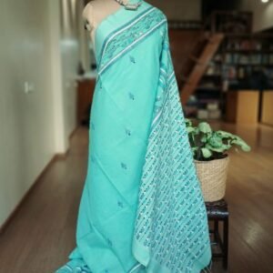 Cotton Kantha Saree from Santiniketan – (KNCS1067)