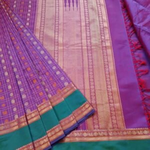 Silk-Cotton Kanchi Handweave with Zari - (SCHZ0002)