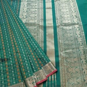 Silk-Cotton Kanchi Handweave with Zari - (SCHZ0005)