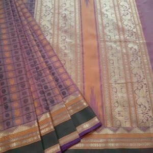 Silk-Cotton Kanchi Handweave with Zari - (SCHZ0006)