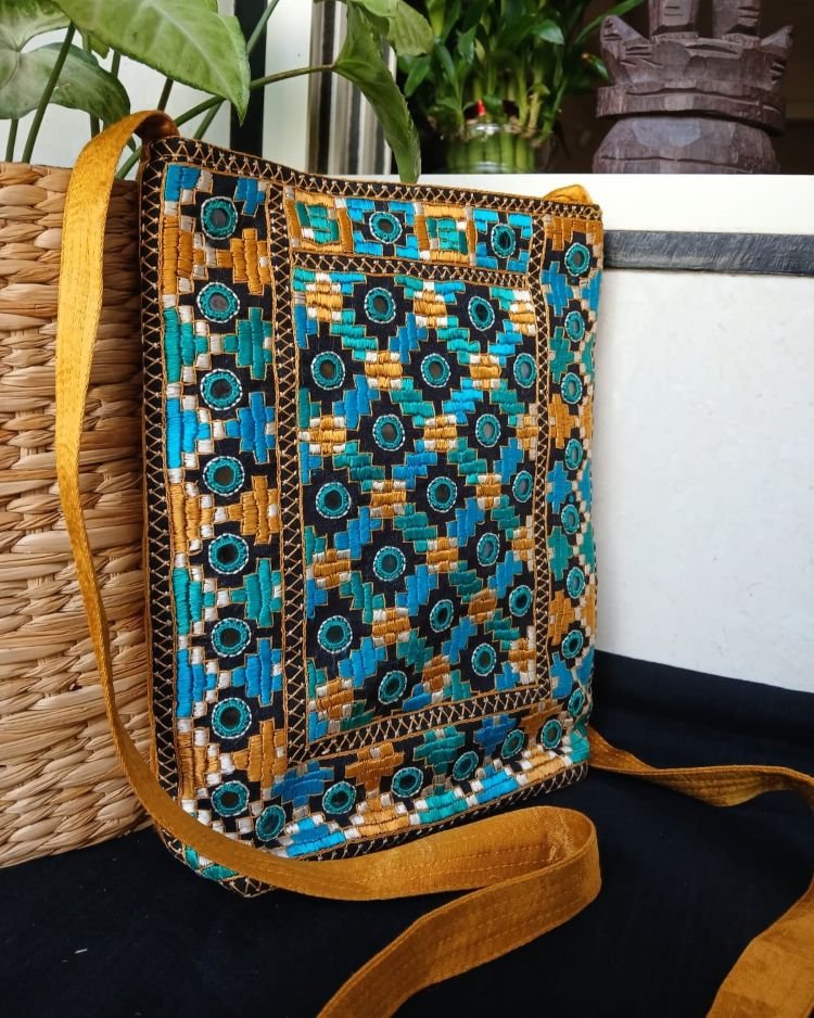 Katri Mashru Sling Bag - (KMSB0002) - Image 5
