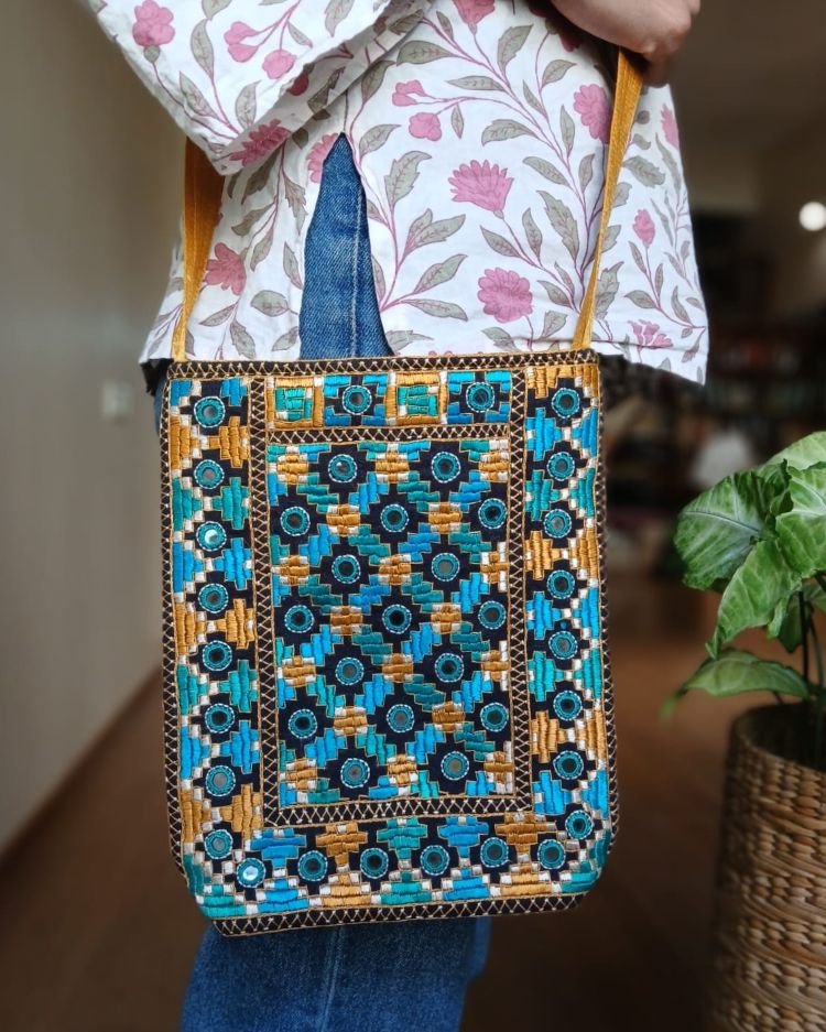 Katri Mashru Sling Bag - (KMSB0002) - Image 2