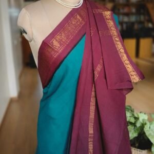 Madurai Kattuchayam Saree in Cotton - (MKSC0001)
