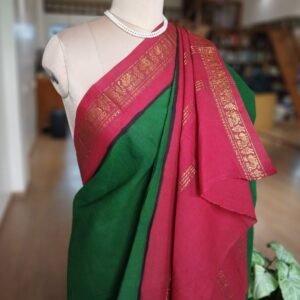 Madurai Kattuchayam Saree in Cotton - (MKSC0007)