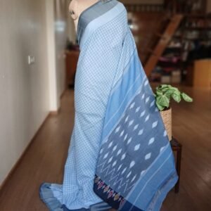 Muthyampet Single Ikat Cotton Saree – (MSIS0022)