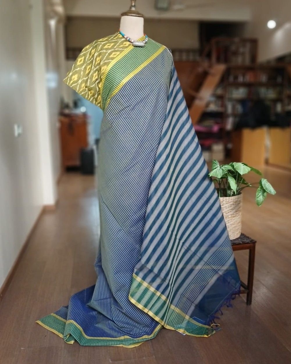 Paramakudi Handweave Cotton Saree - (PCHS0011) - Image 2