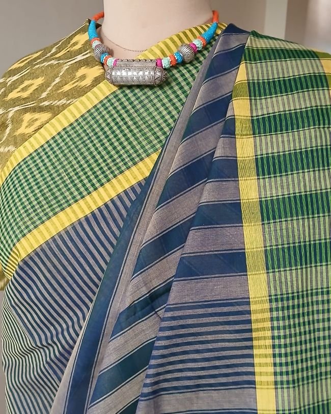 Paramakudi Handweave Cotton Saree - (PCHS0011) - Image 3