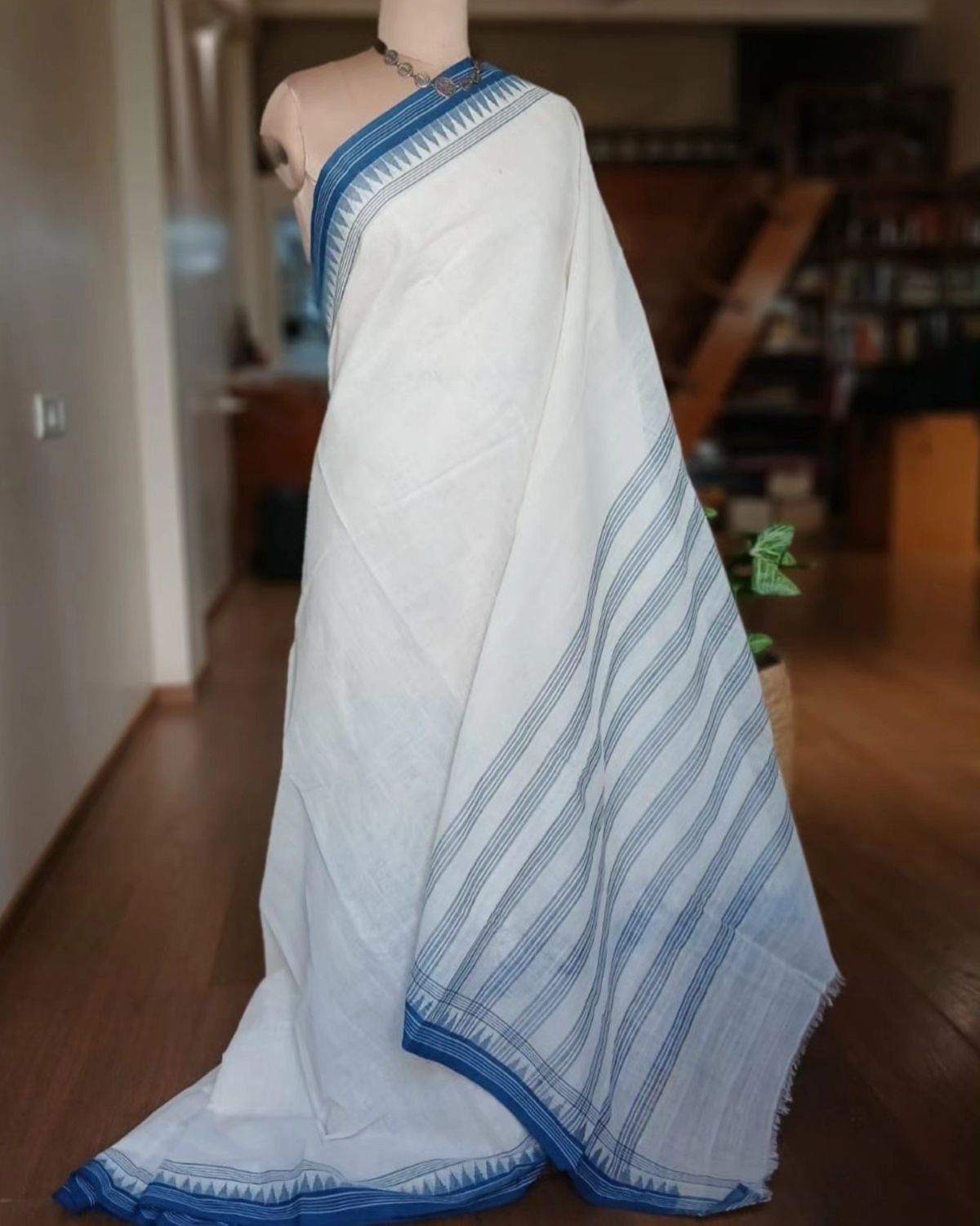 Ponduru Handspun Handwoven Cotton Saree - (PKSC0002)