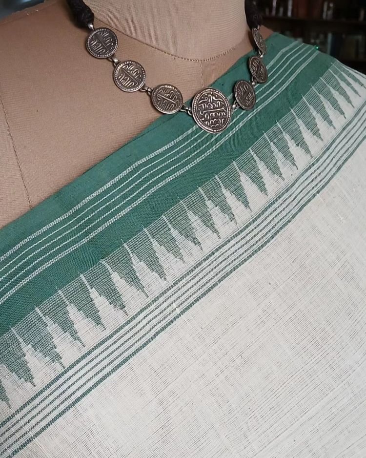 Ponduru Handspun Handwoven Cotton Saree - (PKSC0003) - Image 2