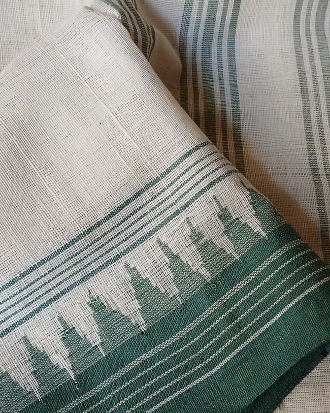 Ponduru Handspun Handwoven Cotton Saree - (PKSC0003) - Image 5