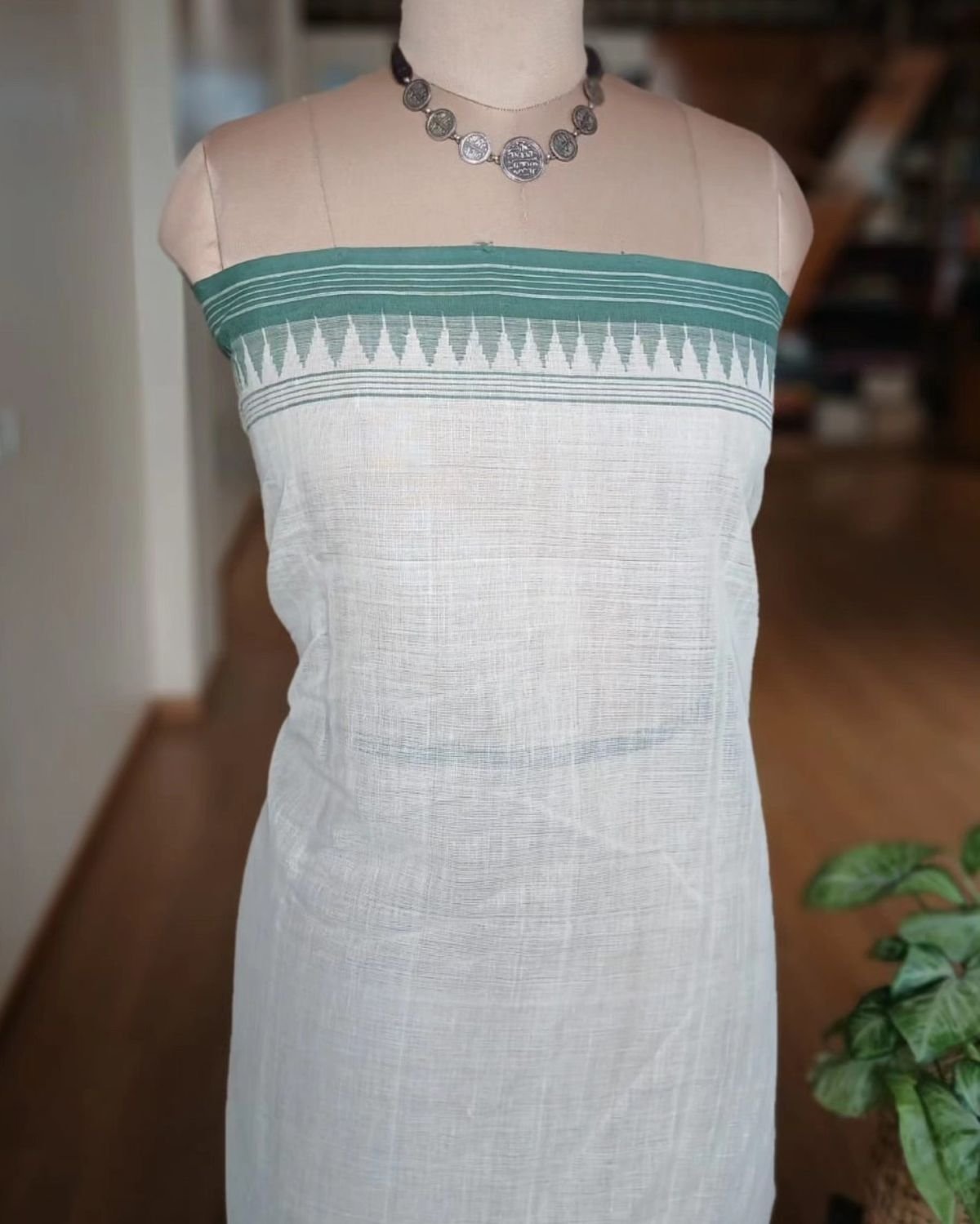 Ponduru Handspun Handwoven Cotton Saree - (PKSC0003) - Image 8