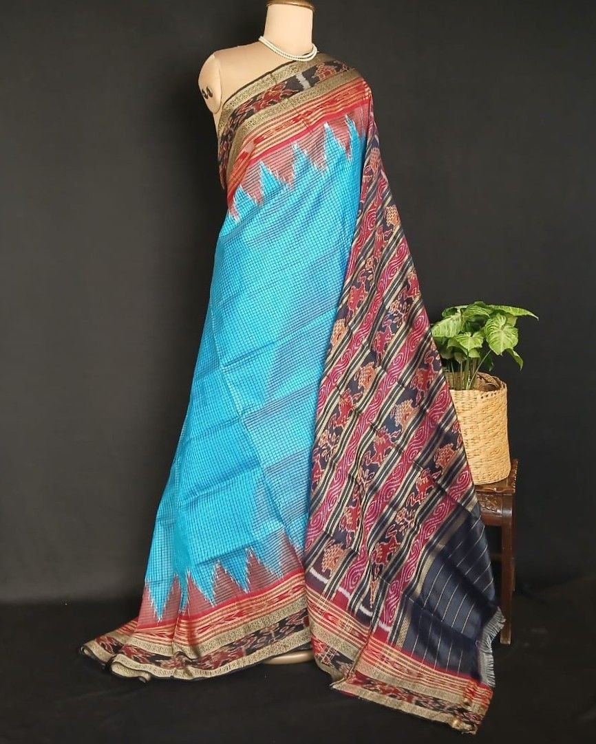 Sachipar Khandua Silk Saree from Nuapatna - (SKSS0001) - Image 2