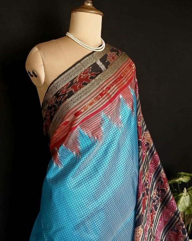 Sachipar Khandua Silk Saree from Nuapatna - (SKSS0001) - Image 3