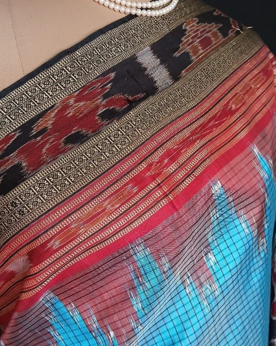 Sachipar Khandua Silk Saree from Nuapatna - (SKSS0001) - Image 8