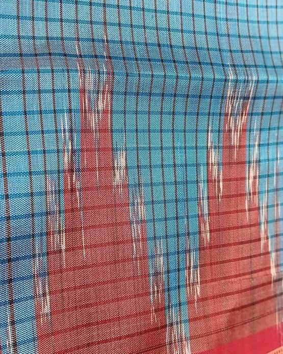 Sachipar Khandua Silk Saree from Nuapatna - (SKSS0001) - Image 9