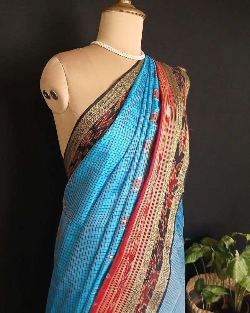 Sachipar Khandua Silk Saree from Nuapatna - (SKSS0001) - Image 5