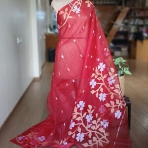 Handweave Jamdani Silk Saree – (SJMS1134)