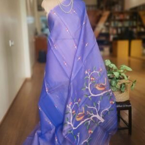 Handweave Jamdani Silk Saree – (SJMS1144)