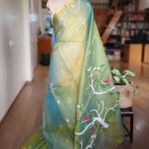 Handweave Jamdani Silk Saree – (SJMS1142)