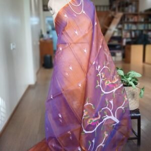 Handweave Jamdani Silk Saree – (SJMS1141)