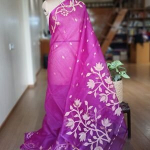 Handweave Jamdani Silk Saree – (SJMS1137)