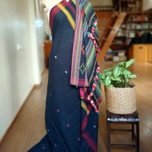 Bhujodi Saree handwoven in Kala Cotton – (BHUJ1014)