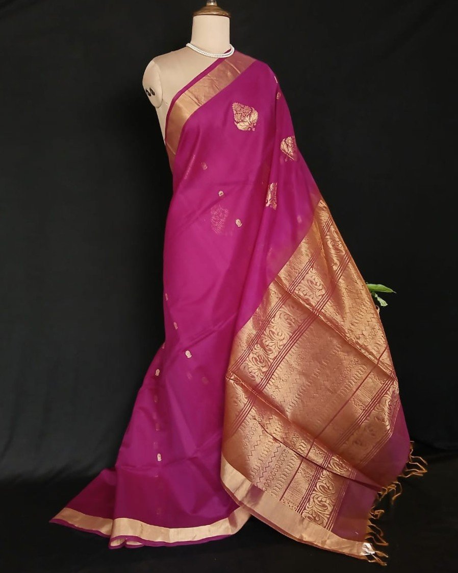 Silk-Cotton Handweave from Chettinad - (SCHC0002)