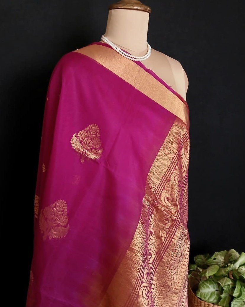 Silk-Cotton Handweave from Chettinad - (SCHC0002) - Image 11