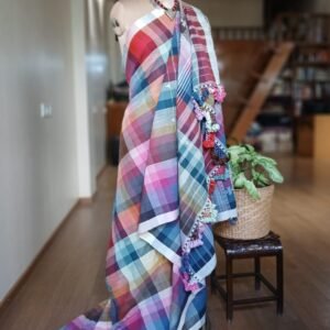 Bhujodi Saree handwoven in Kala Cotton – (BHUJ1021)